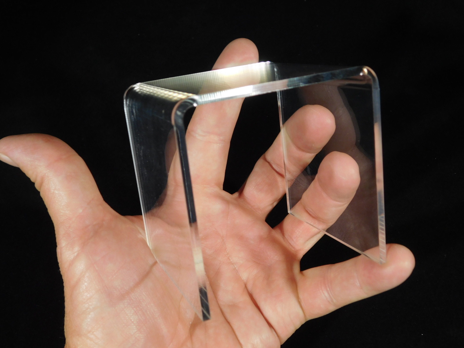 Display Stand Riser Type Clear Lucite Tall Medium Size