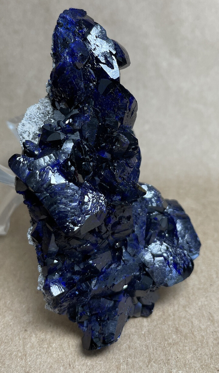 ~ 3 3/8” high x 1 3/4” x 7/8”, AZURITE, Milpillas Mine, Mexico