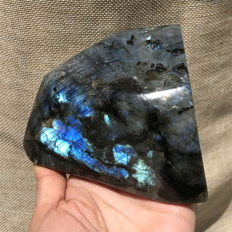 1.15kg Natural Labradorite Quartz Crystal Spectrolite Mineral Reiki healing