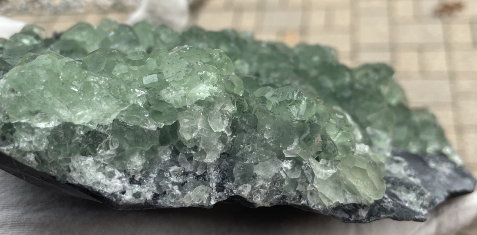 1152g, Transparent Green, Fluorite, Yiwu Co., Zhejiang Province, China