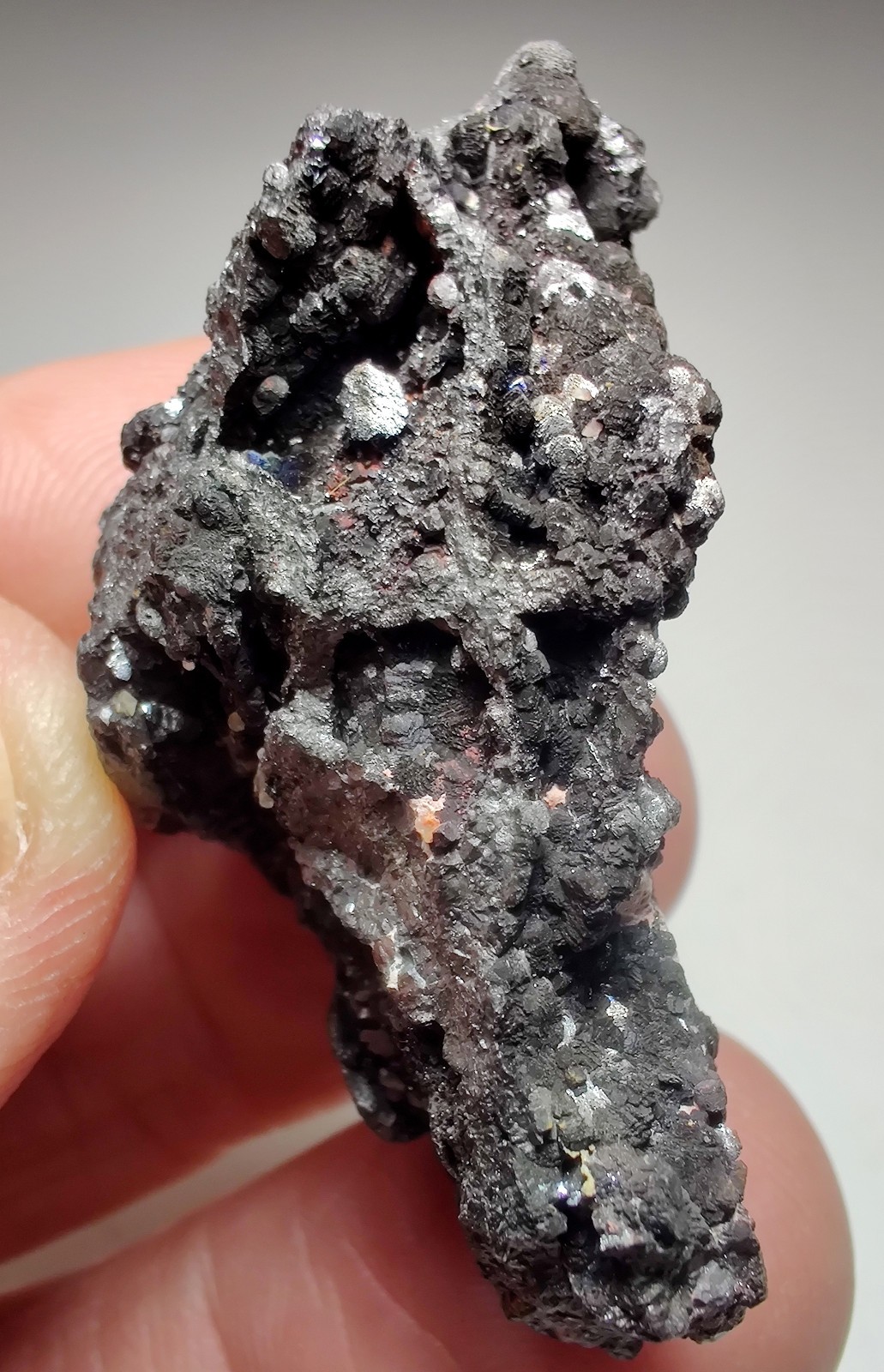 Hematite, Magnetite, Calcite crystal specimen. Hiawatha Mine, Michigan 32 grams.