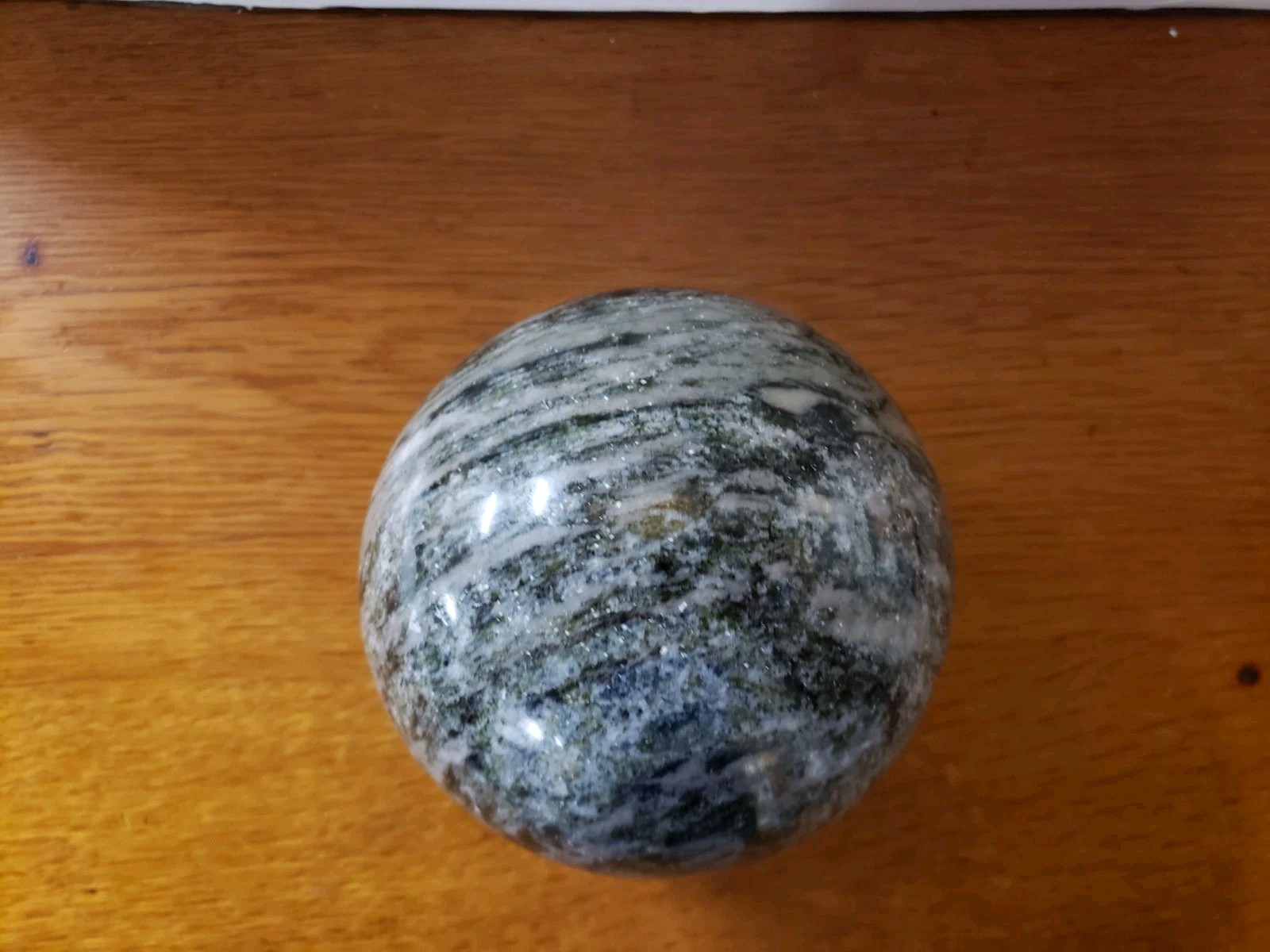 Granite Marble Polished ORB Sphere Solid Decorative Ball Black Gray White 5″