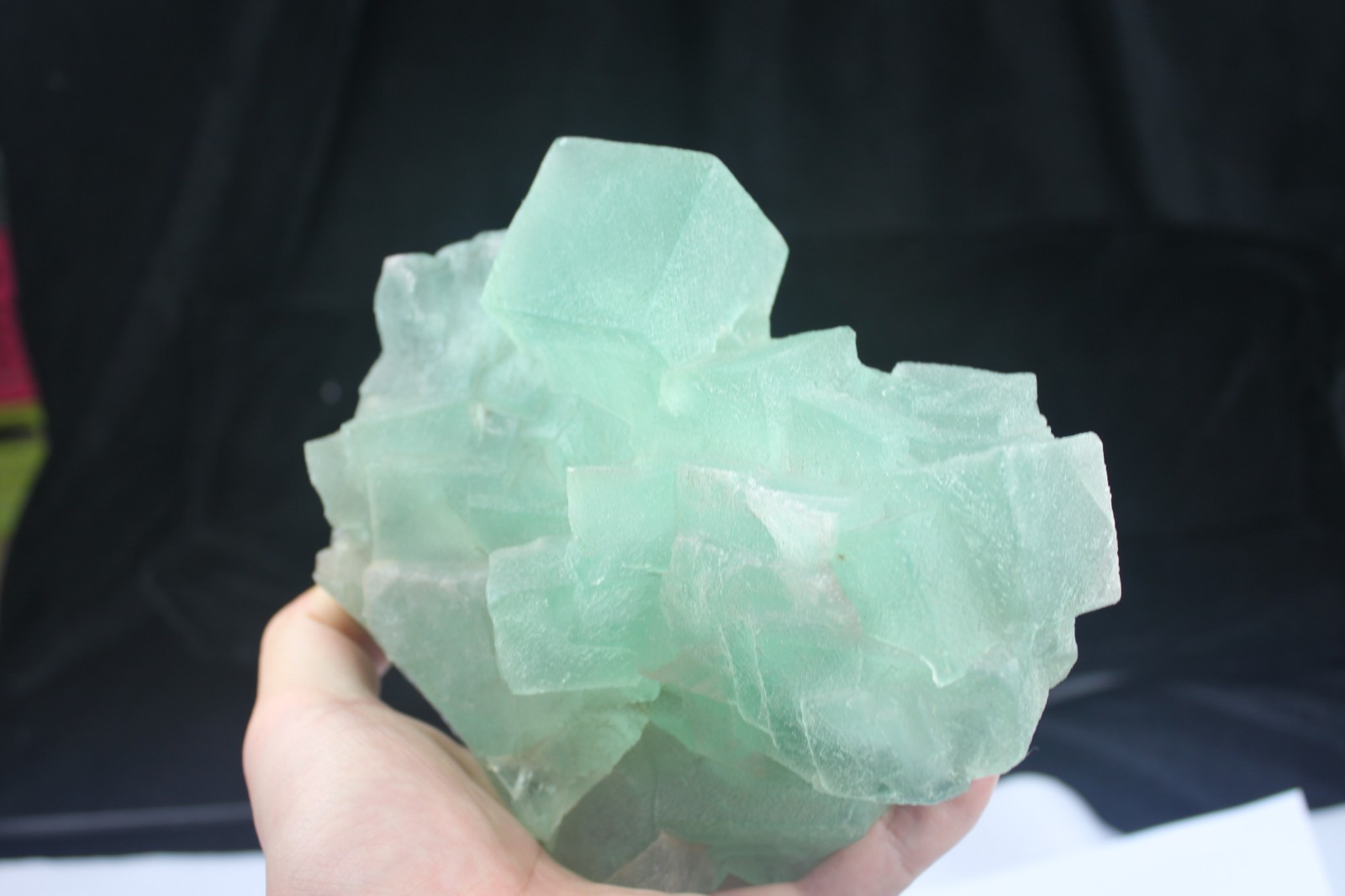 4lbs Big Museum Quality Green Fluorite Mineral Specimen
