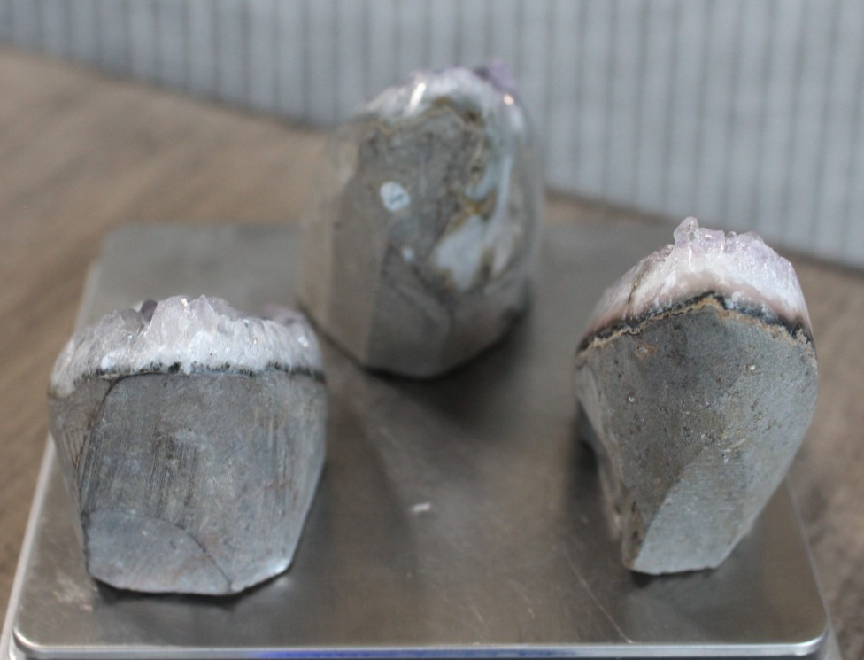 AMETHYST FREEFORM BUNDLE (3) FREEFORMS INCLUDED 277.9 GRAMS