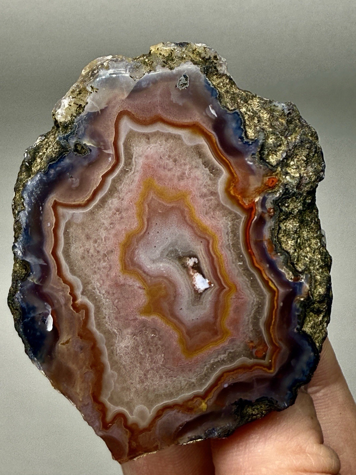 SEE VIDEO High-Grade Multicolor Moroccan Agate | High Atlas | Collector Specimen