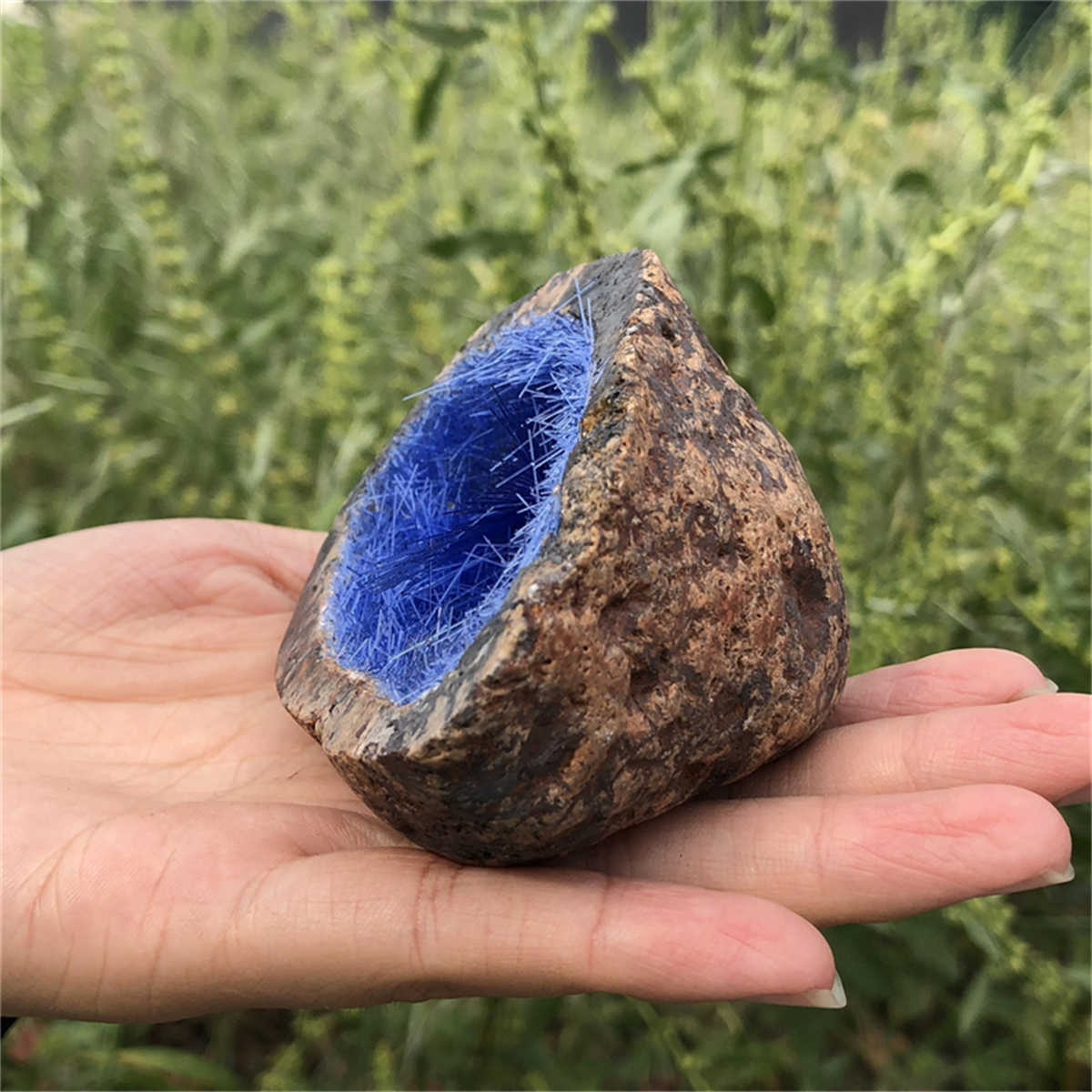 270g Natural Needle Ironstone Mineral Specimen Healing Reiki Decor Crystal Gift