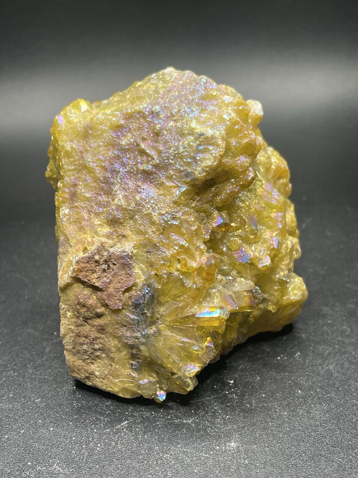 Yellow Angel Aura Cluster 299g