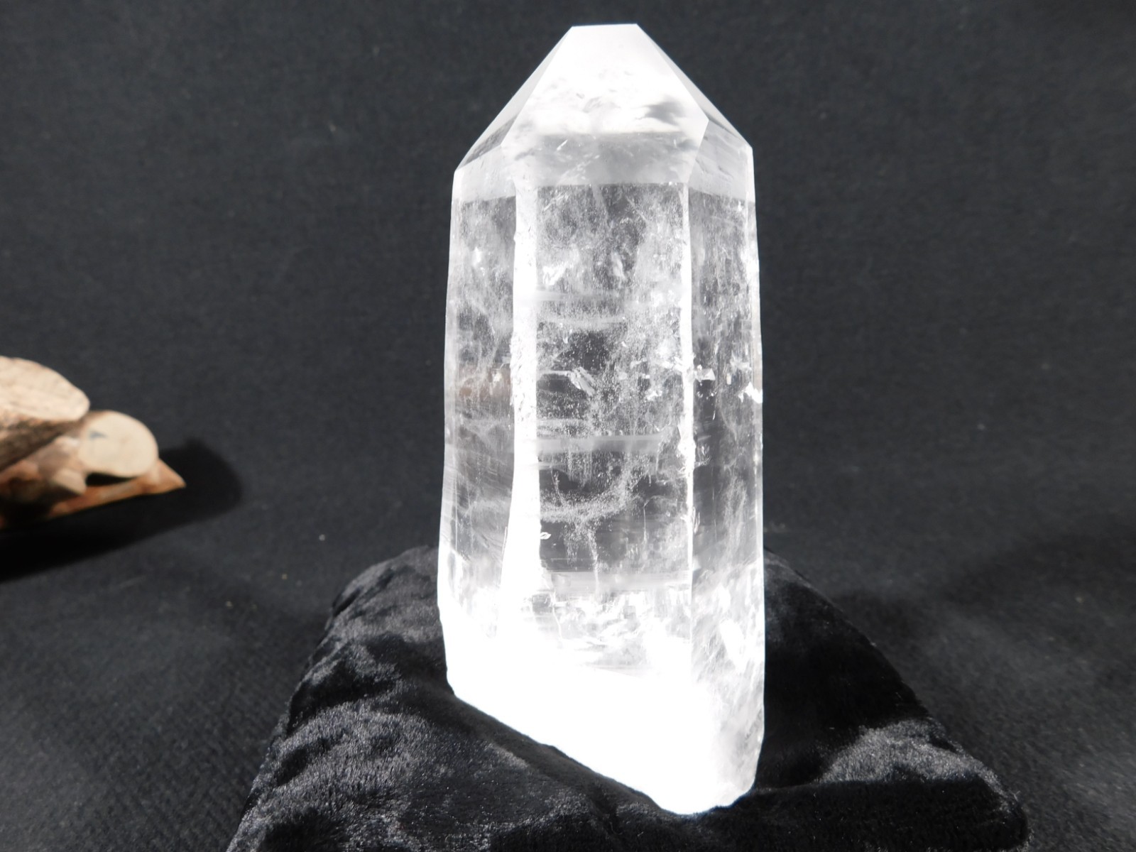 LARGER! SUPER Translucent LEMURIAN Quartz Crystal From Brazil 417gr