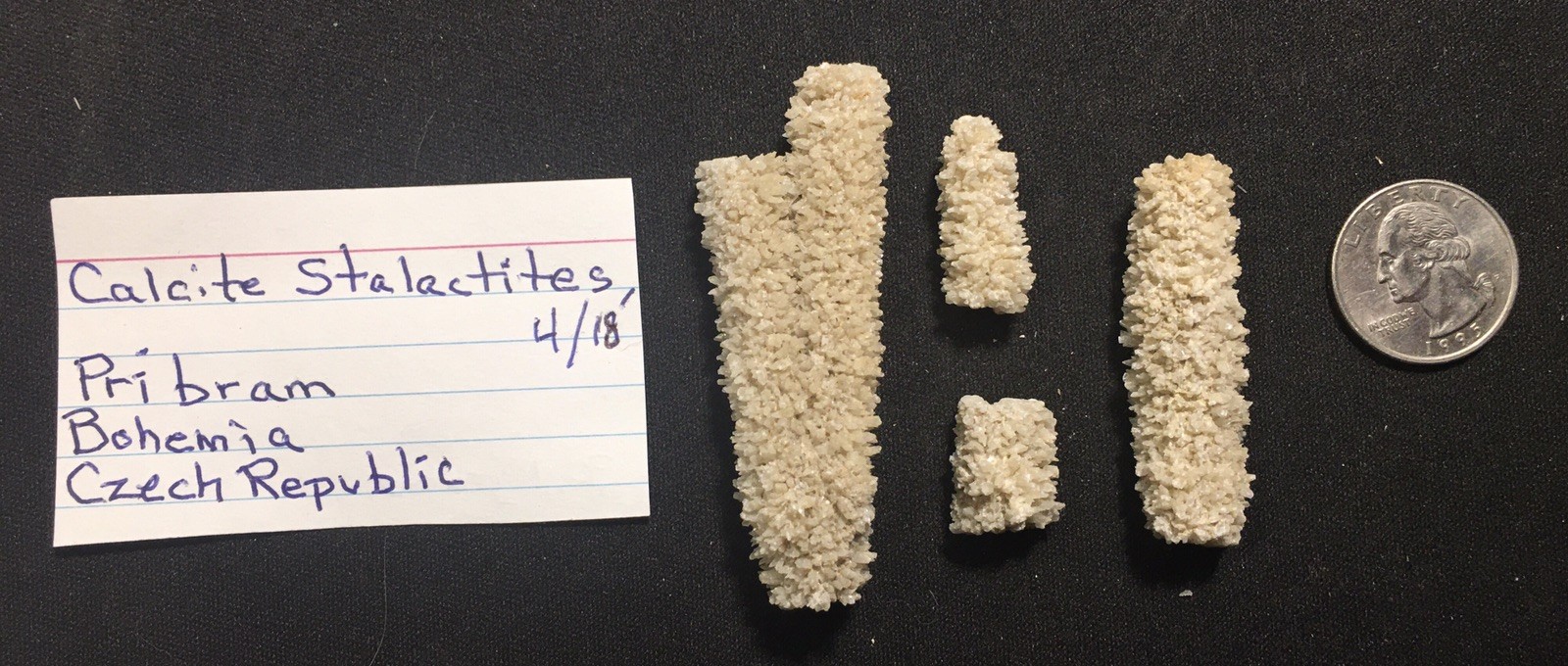 Calcite Stalactites, Printam, Bohemia, Czech Republic