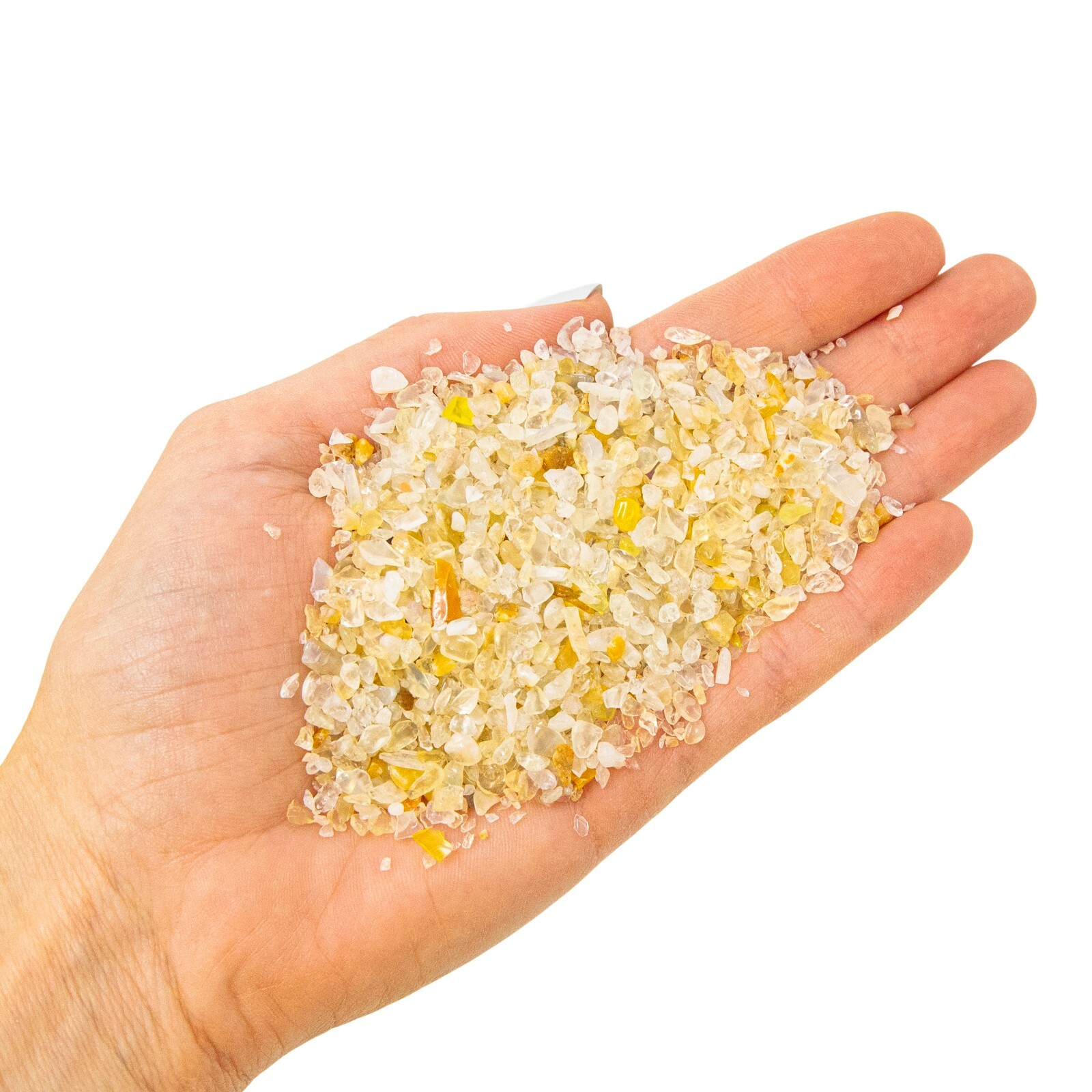 Crushed Citrine Crystal Chips Tiny Pieces Bulk Gemstones for Crafting Jewelry