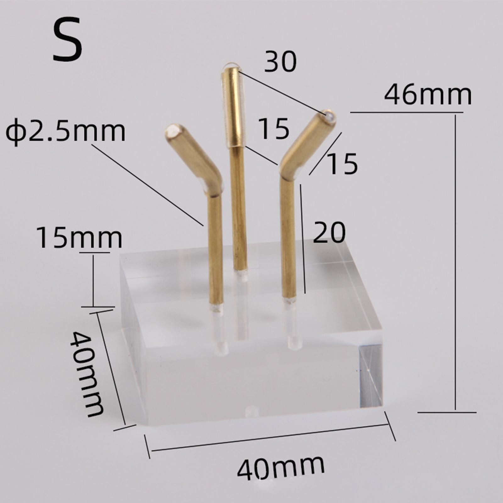 Acrylic Display Holder Display Easel Stand Support Rack Mineral for Ball Agate