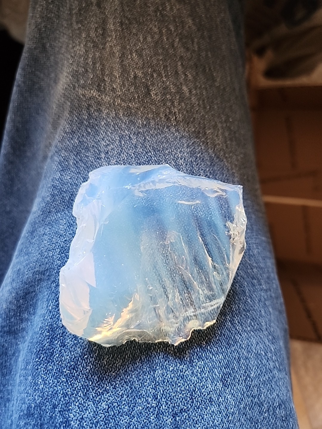 2.5″x 2.75″ ANDARA TRIPLE VORTEX ENERGY MONATOMIC RAW OPALITE CRYSTAL