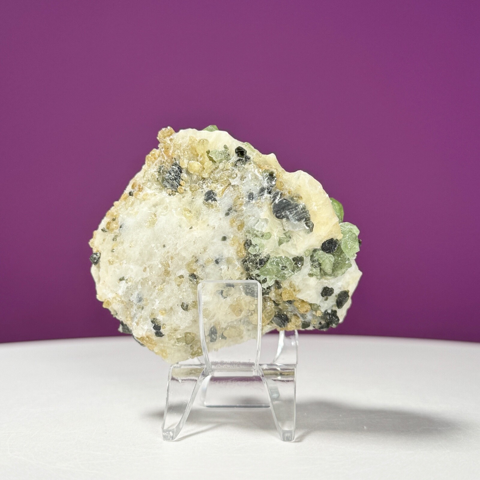 Diopside Crystal, Chrome Diopside, Green Diopside, Mineral Specimen