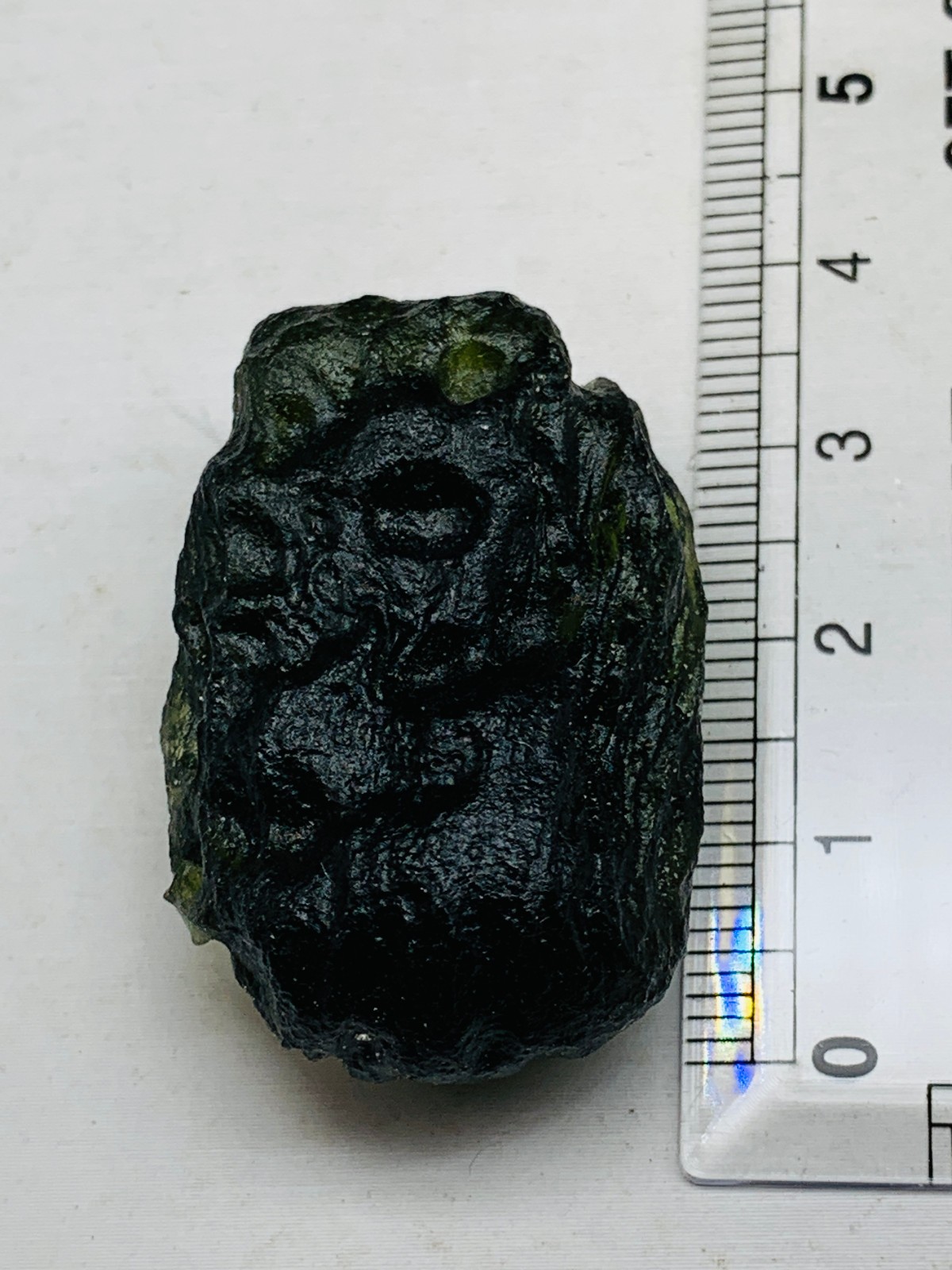 TOP Moldavite Raw Moldavite Crystal from Czech Republic PICcertificate 82CT