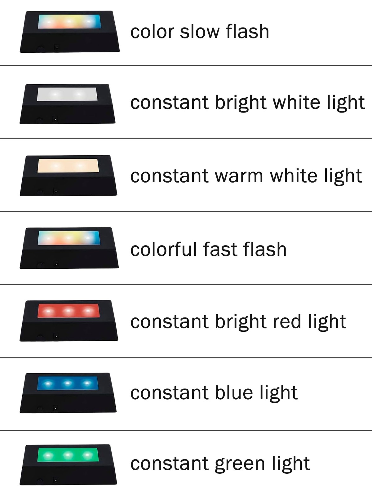 7 Color Display Base, Color Changing Light Stand for Crystal Display Jewelry …