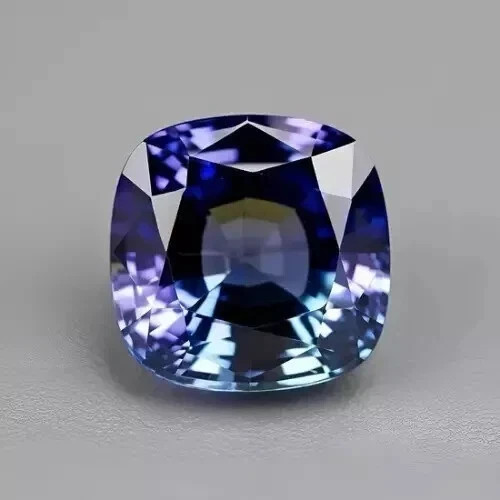 Natural Certified Alexandrite Color Change 9.35 Ct+ Cushion Cut Loose Gemstone