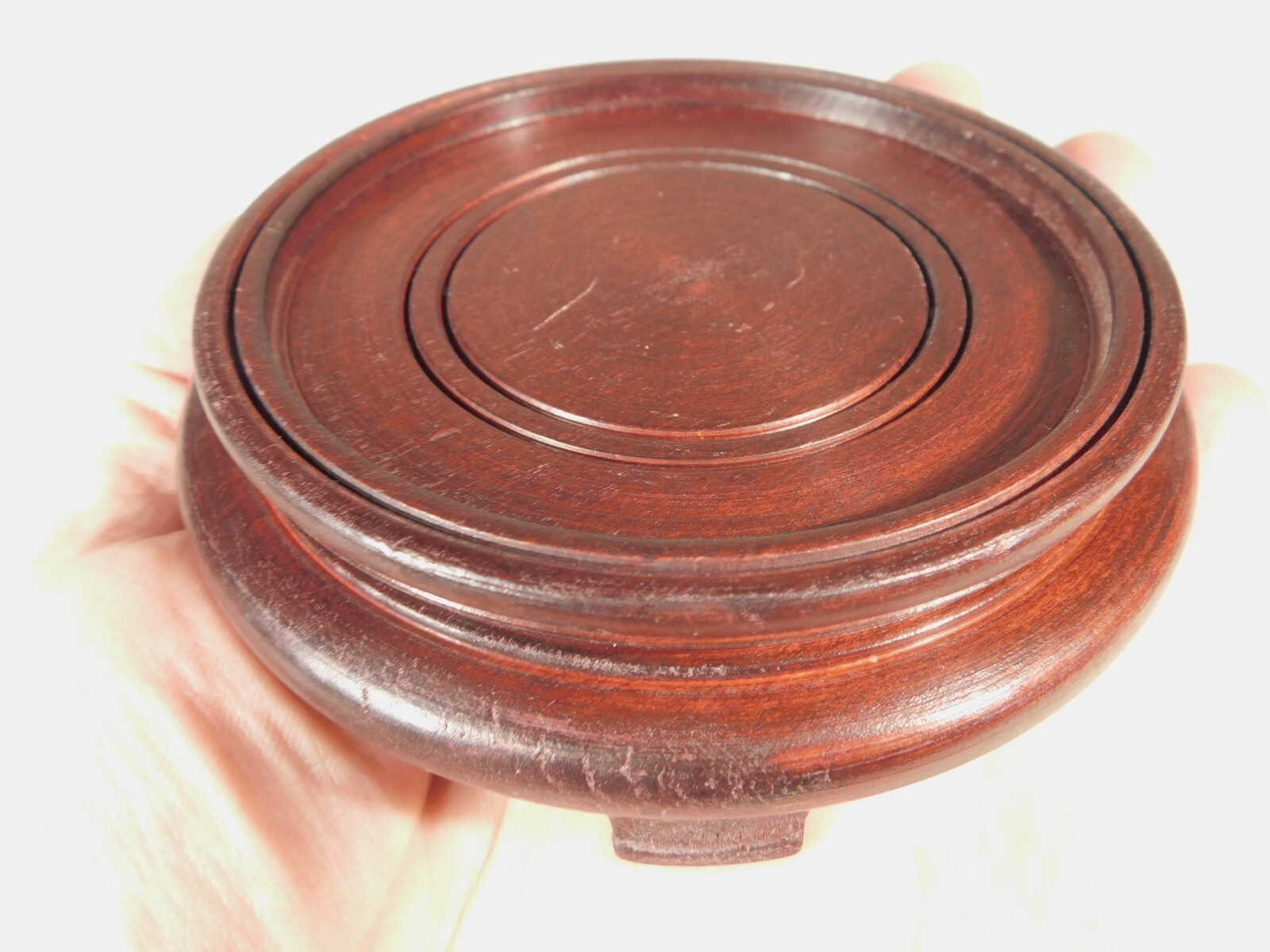 Display Stand Solid Wood Decorative Design Medium Size