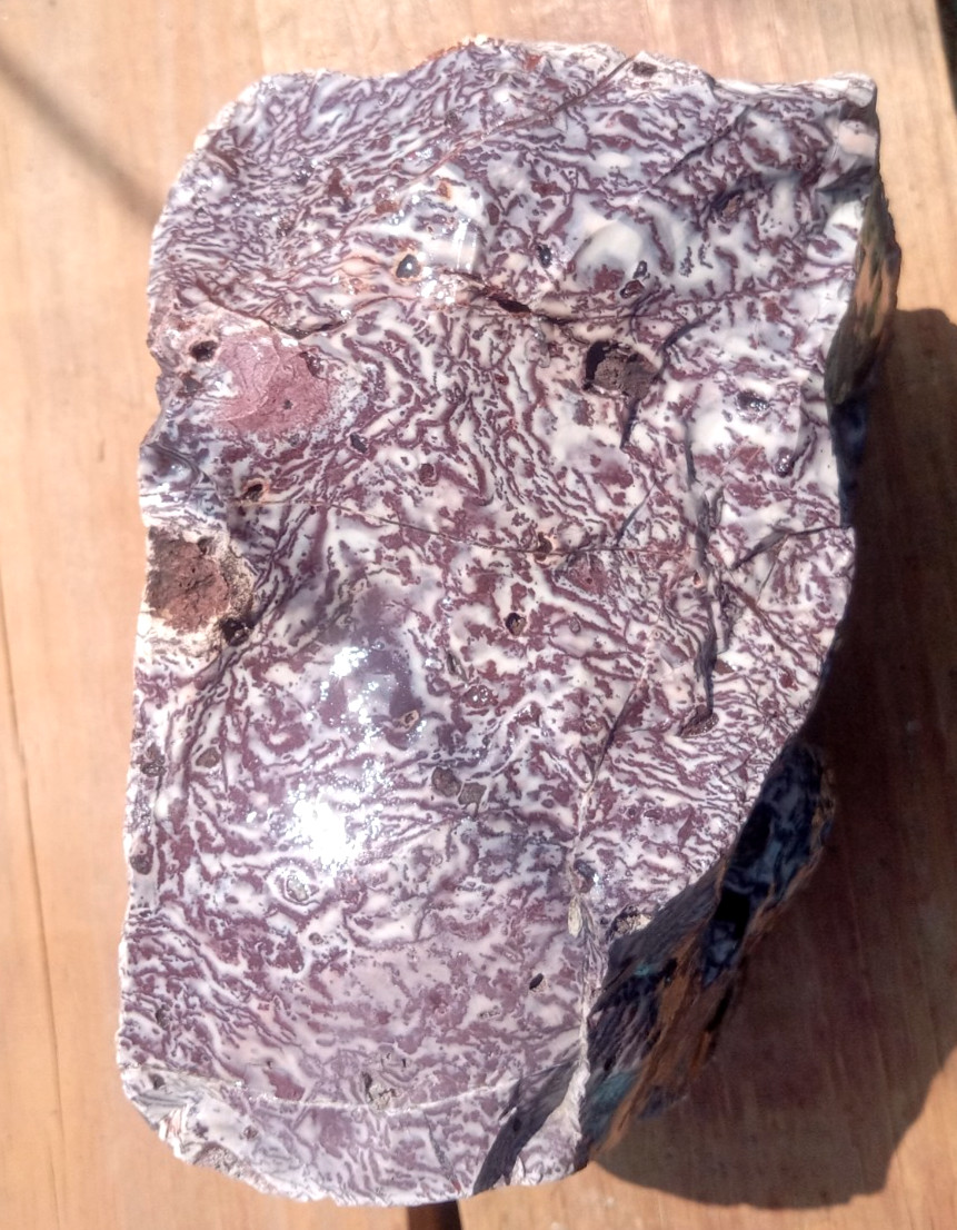 Rare Mexica Bulico Porcelain Jasper Chunk-High Grade- 1990s-Collectors-8.95lb