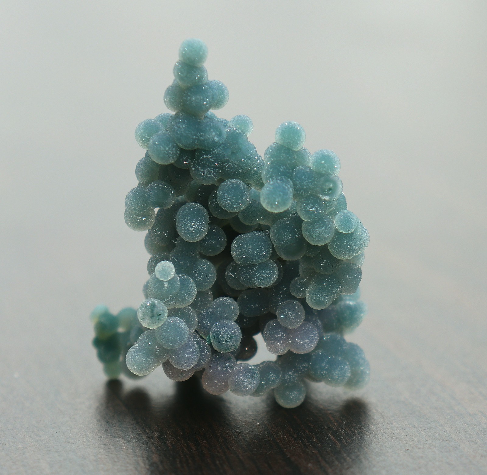 Green Grape Agate From Indonesia Satiny Purple Color WOW 4.5 cms (: