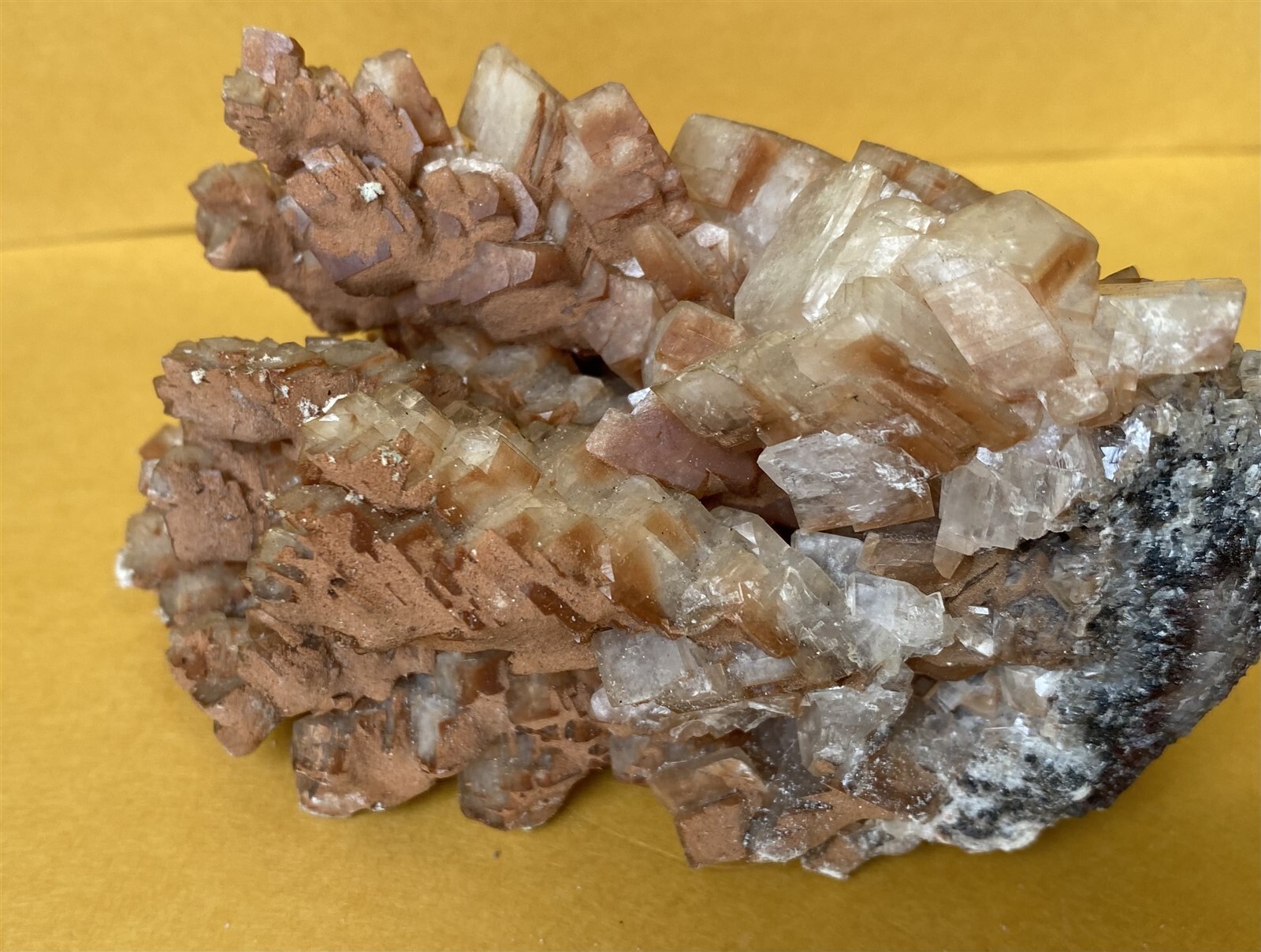 11 ounce Fluorite specimen 2 1/2″ tall, 3″ by 4 1/4″