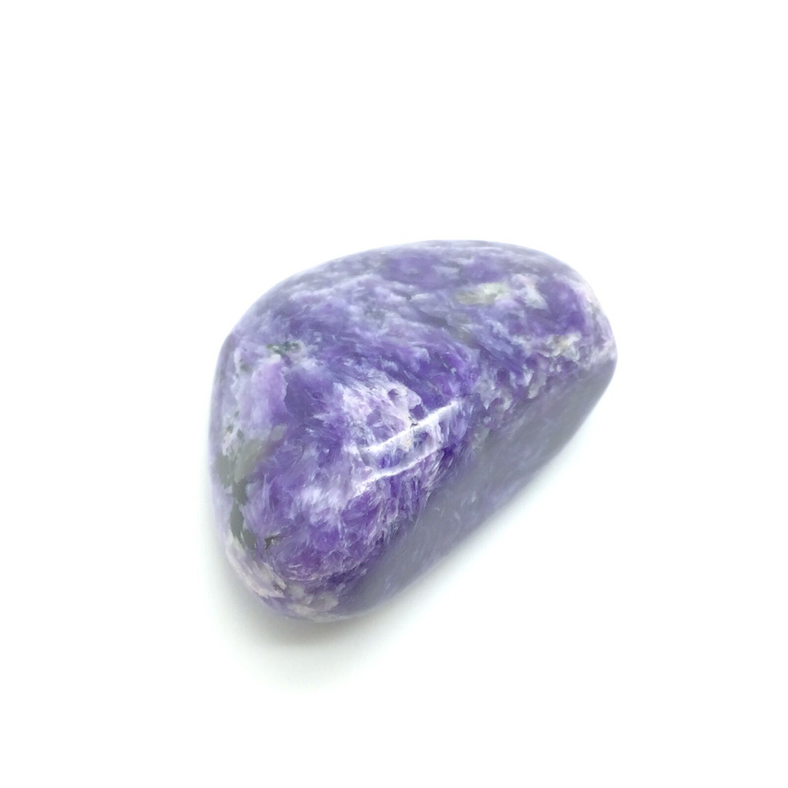 Charoite Pebble Purple Gem Stone Polished Siberian River Specimen Siberia #4