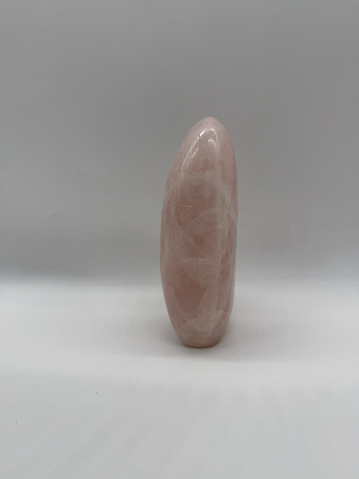 “Love Stone”Rose Quartz Crystal. 7” H 4” W. 4.2 Lb