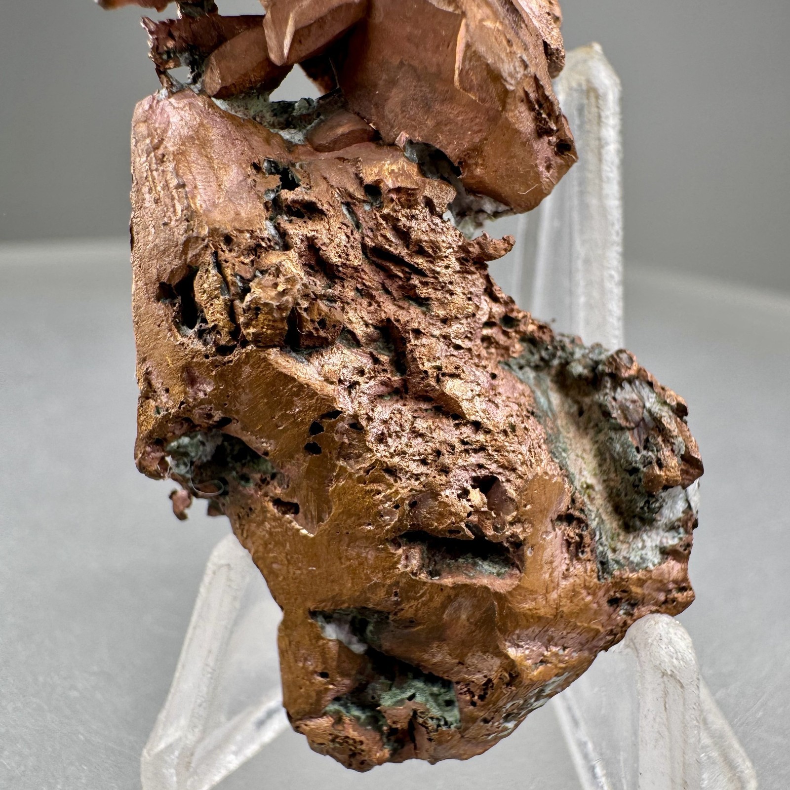 Fine Sharp Copper Crystals: No. 2 shaft, Centennial Mine, Houghton Co., Michigan