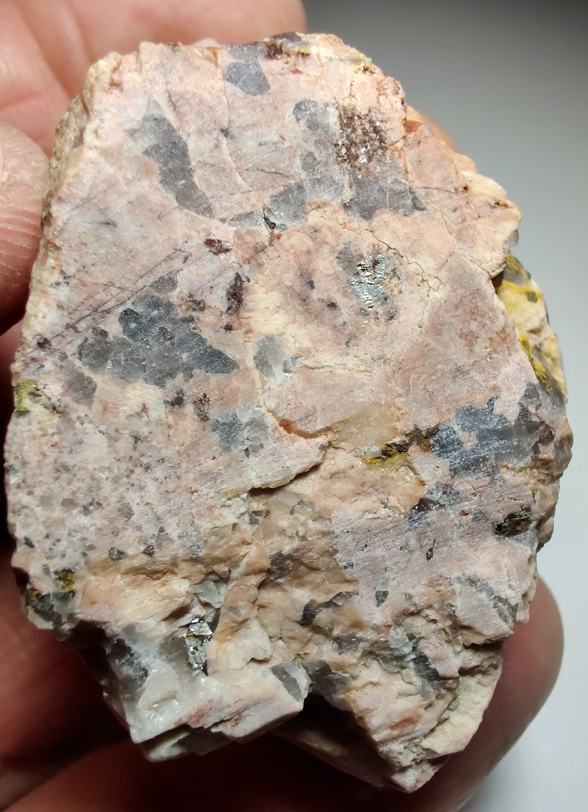 Microcline and Smoky Quartz crystal specimen. Summit County, Colorado. 70 grams.