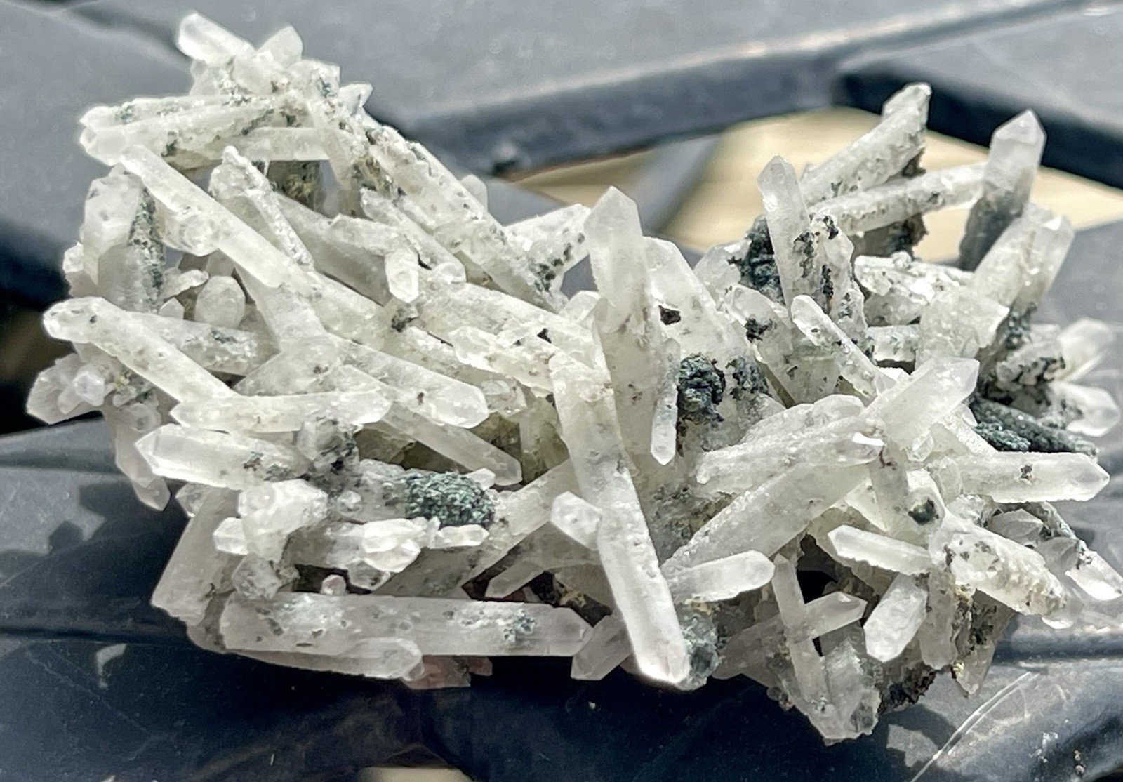Quartz Crystals 32.23 Grams L 2 3/8” X W 1 43/64” X H 1 3/32” Afghanistan