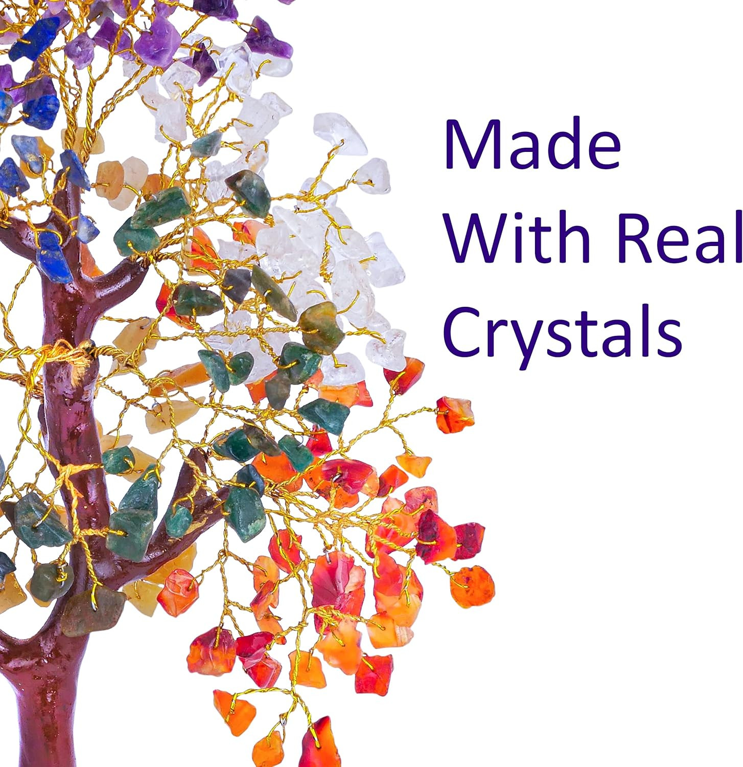 7 Chakra Tree of Life, Crystals and Healing Stones, Birthday Gifts for Women – C