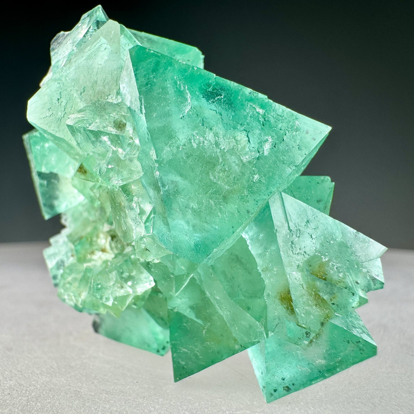 Fine Fluorite Crystals: Riemvasmaak, Northern Cape Province, South Africa