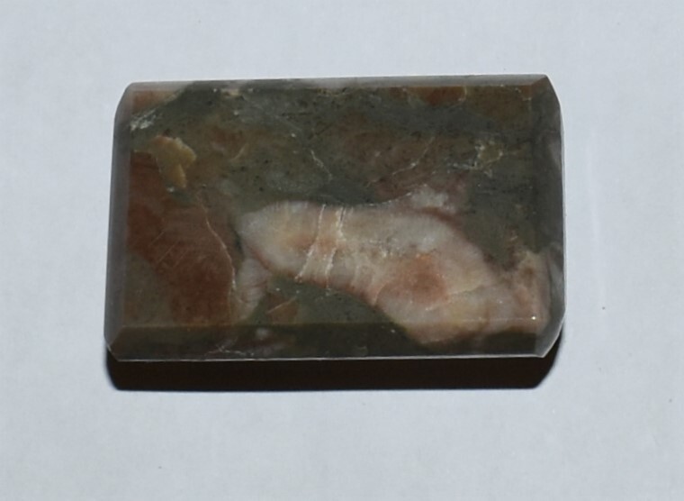 Jade Blue Ridge Specimen North Carolina USA Brown, Olive Green, Pink White Bone
