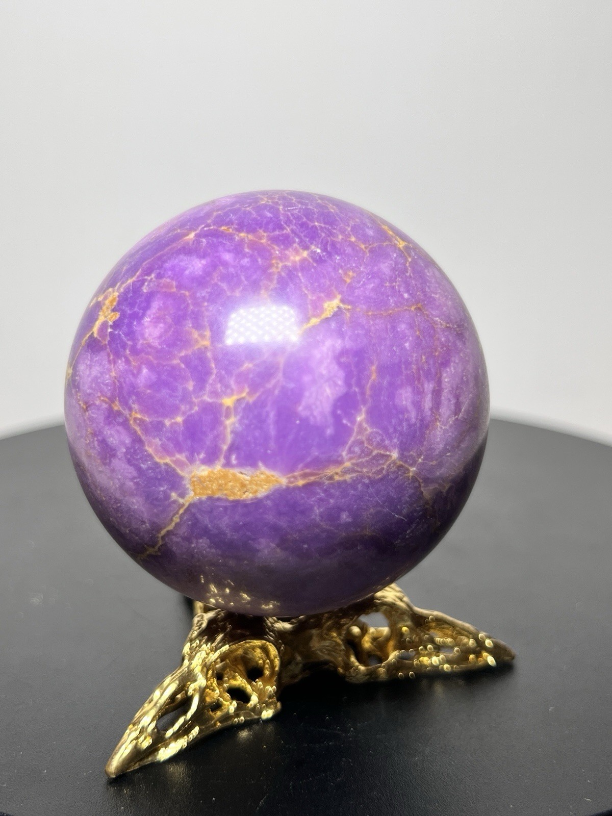 Phosphosiderite Sphere w/holder 59mm