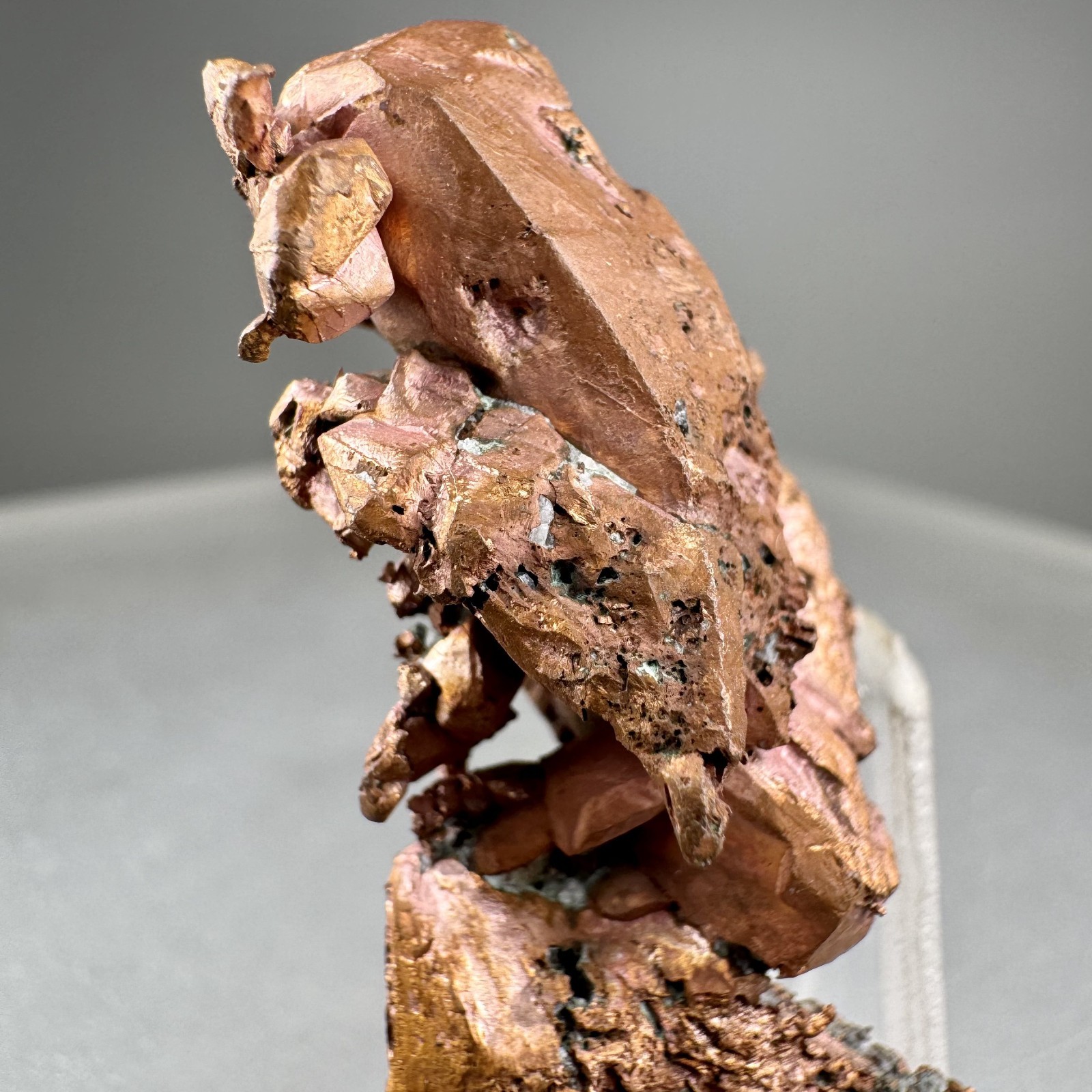Fine Sharp Copper Crystals: No. 2 shaft, Centennial Mine, Houghton Co., Michigan
