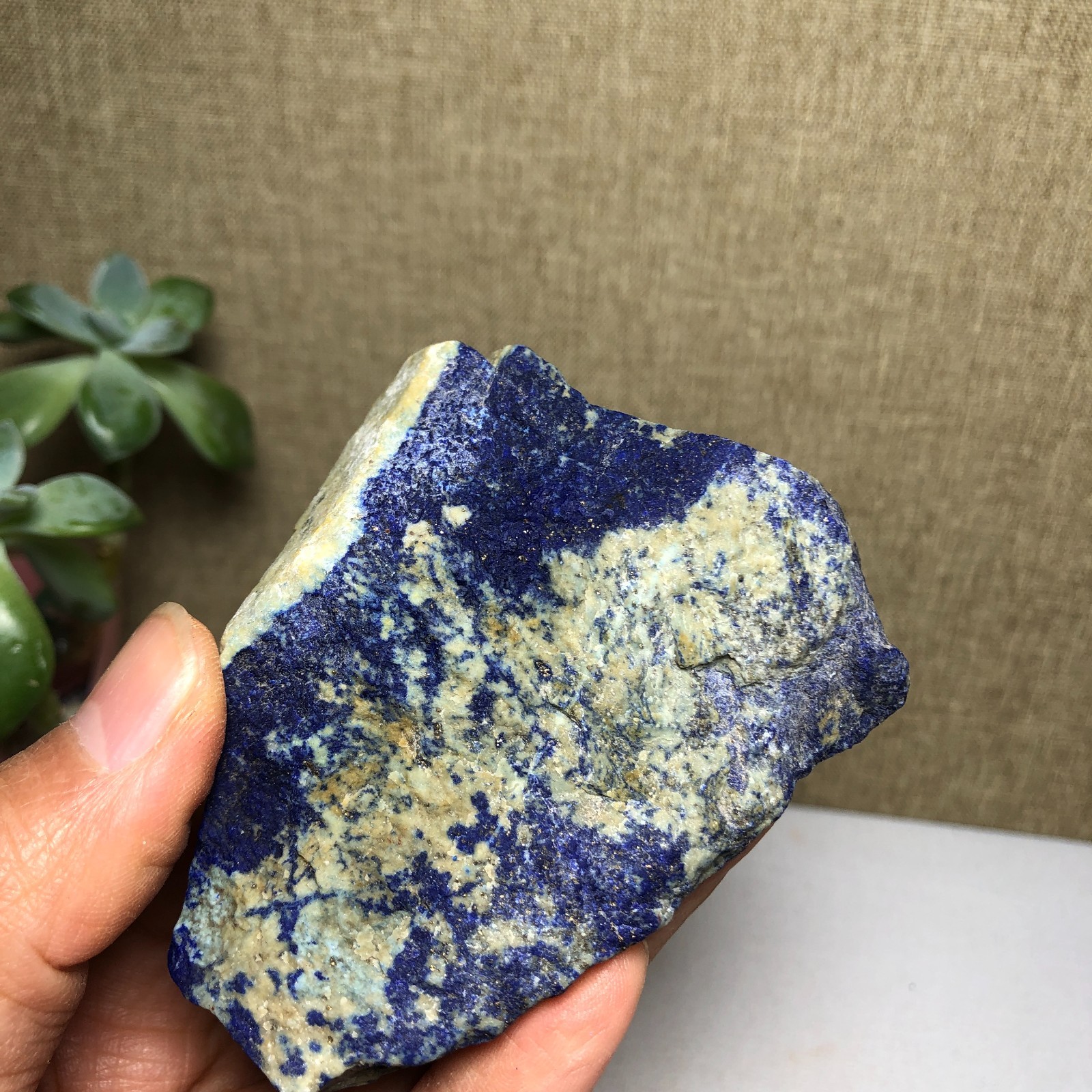 223g Natural lapis lazuli Crystal gemstone Rough Mineral Specimen healing A2024