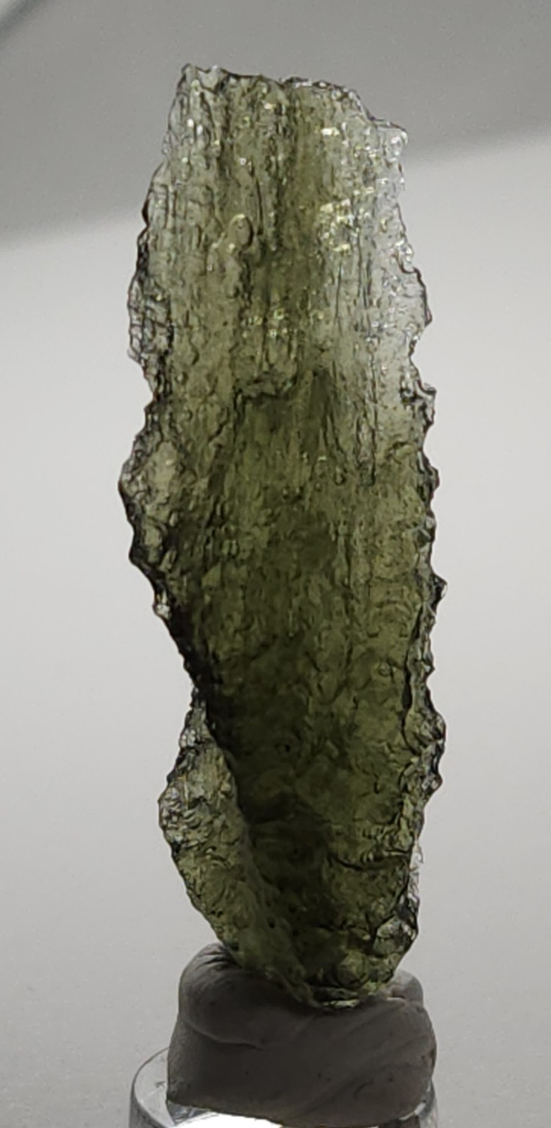Top A++ 2.43g Gem Green Moldavite Crystal Chlum Czech Republic Minerals Crystals