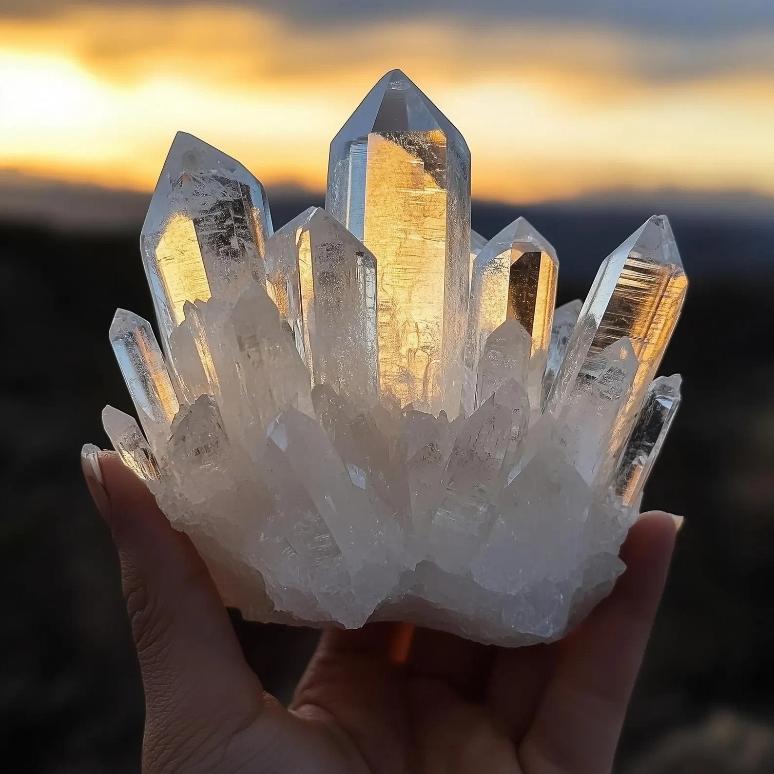 350G Natural Raw Clear Quartz Geode Cluster White Crystal Home Decor Reiki Gifts