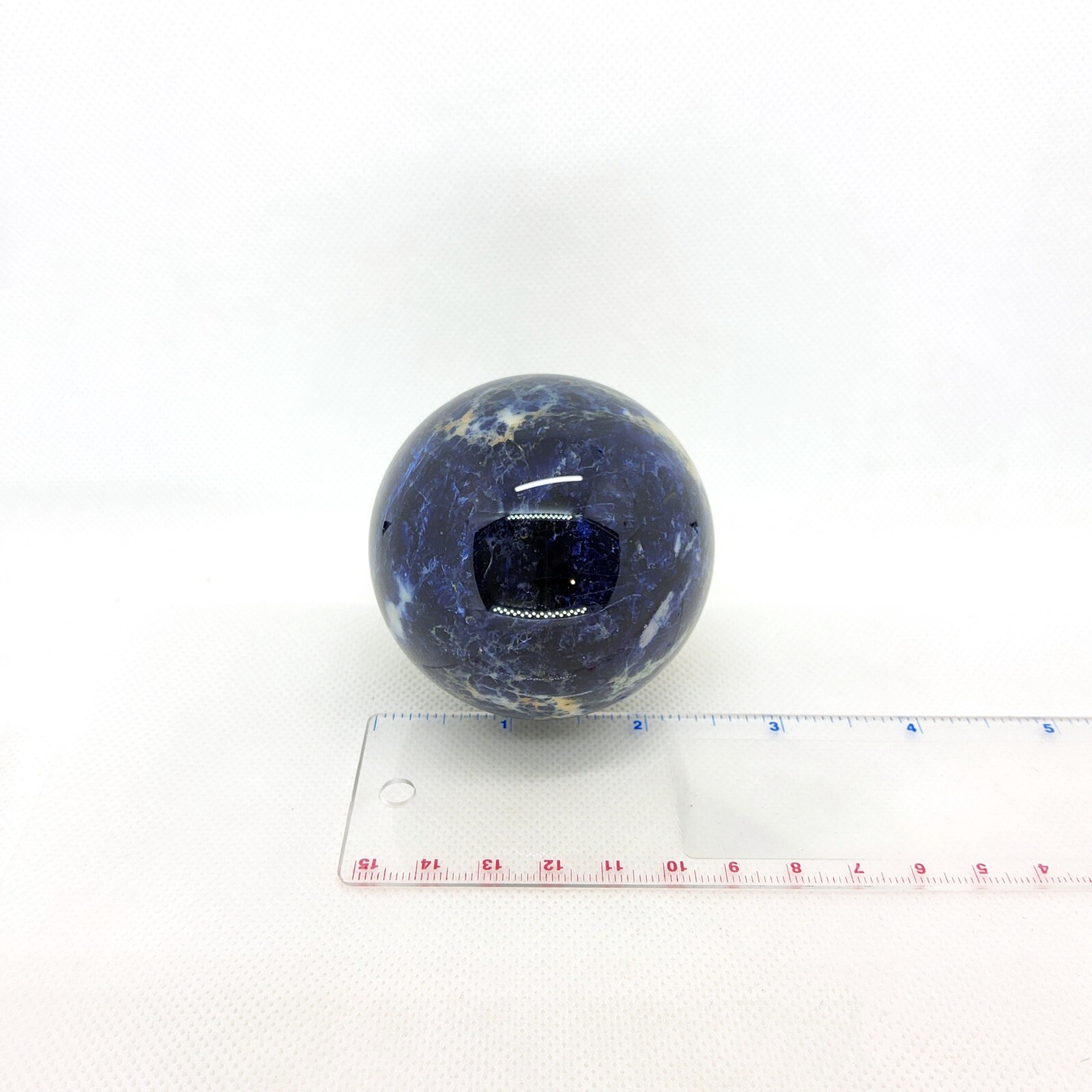 Sodalite, 2 3/8 inch, sphere, ball, specimen, display, gemstone, blue, #R-2975