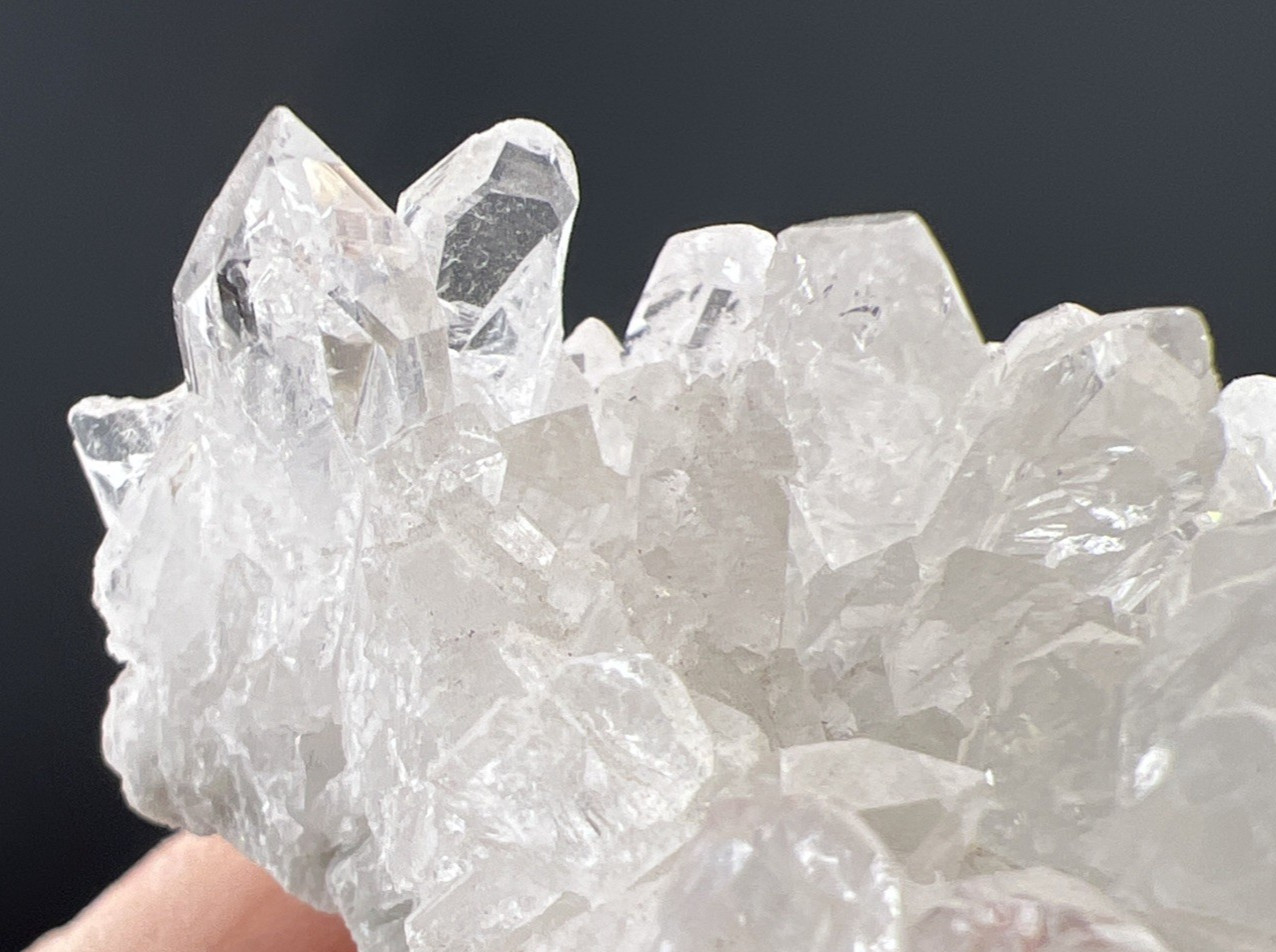 Natural Clear Lemurian Quartz Crystal Cluster Minas Gerais, Brazil 60 grams