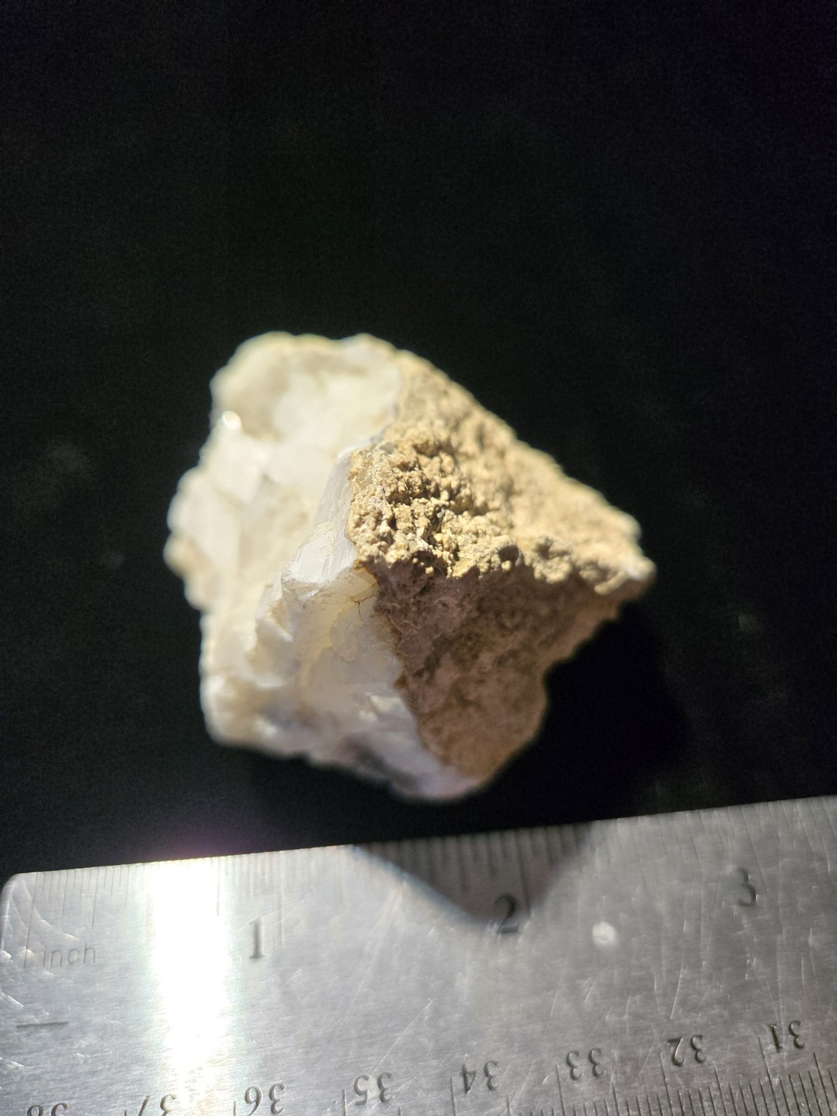100g Milky White Feldspar Crystals Natural Specimen