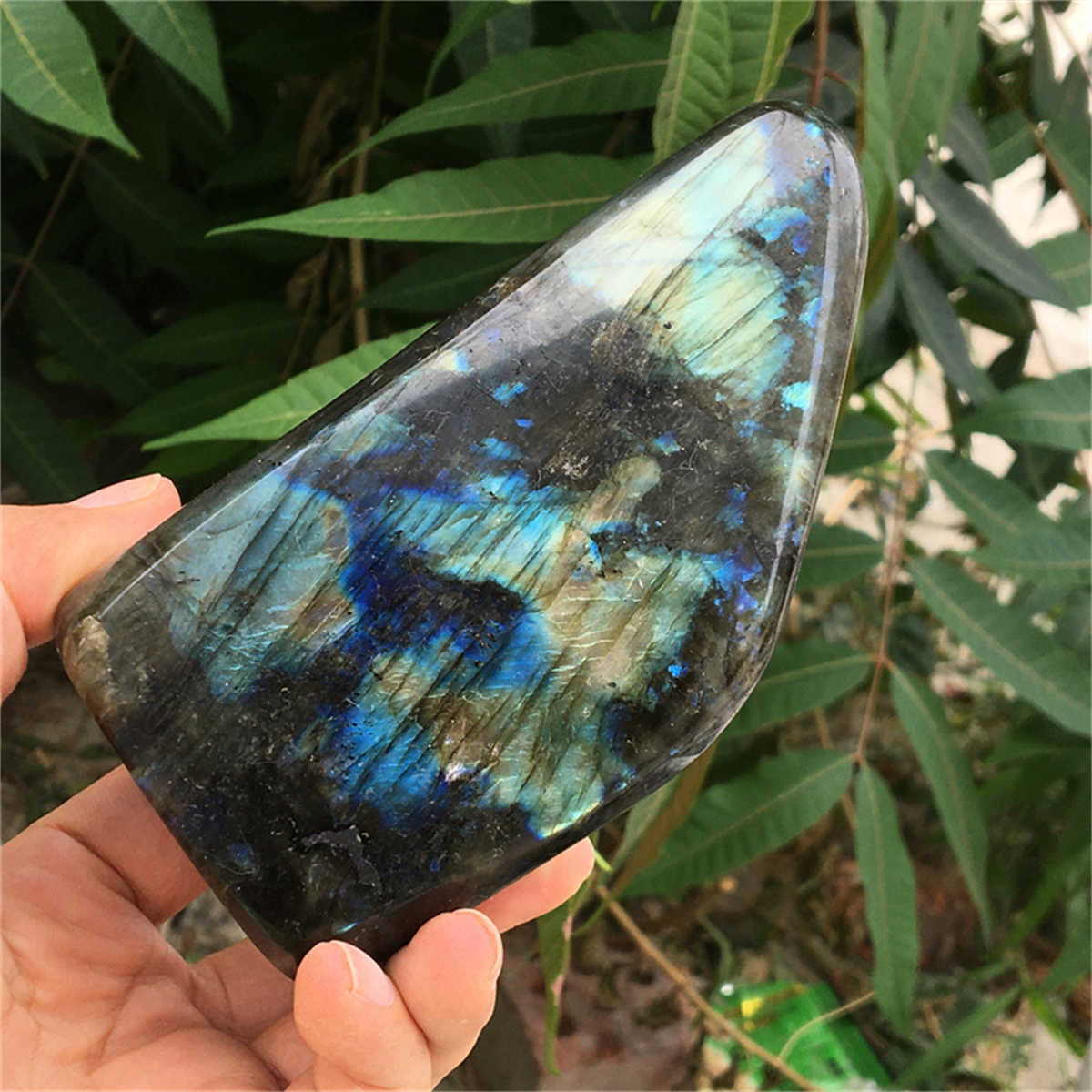 760g Natural Labradorite Mineral Quartz Crystal Mineral Reiki healing