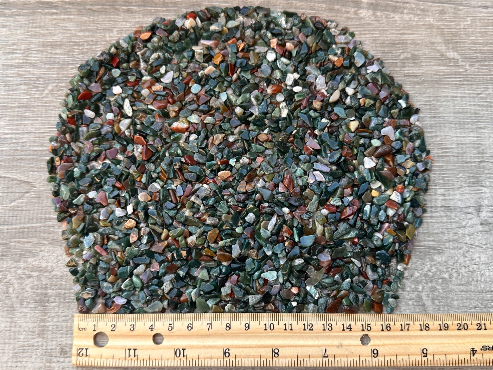 Fancy Jasper Semi Tumbled Gemstone Mini Chips 3 – 10 mm, Wholesale Bulk Lot