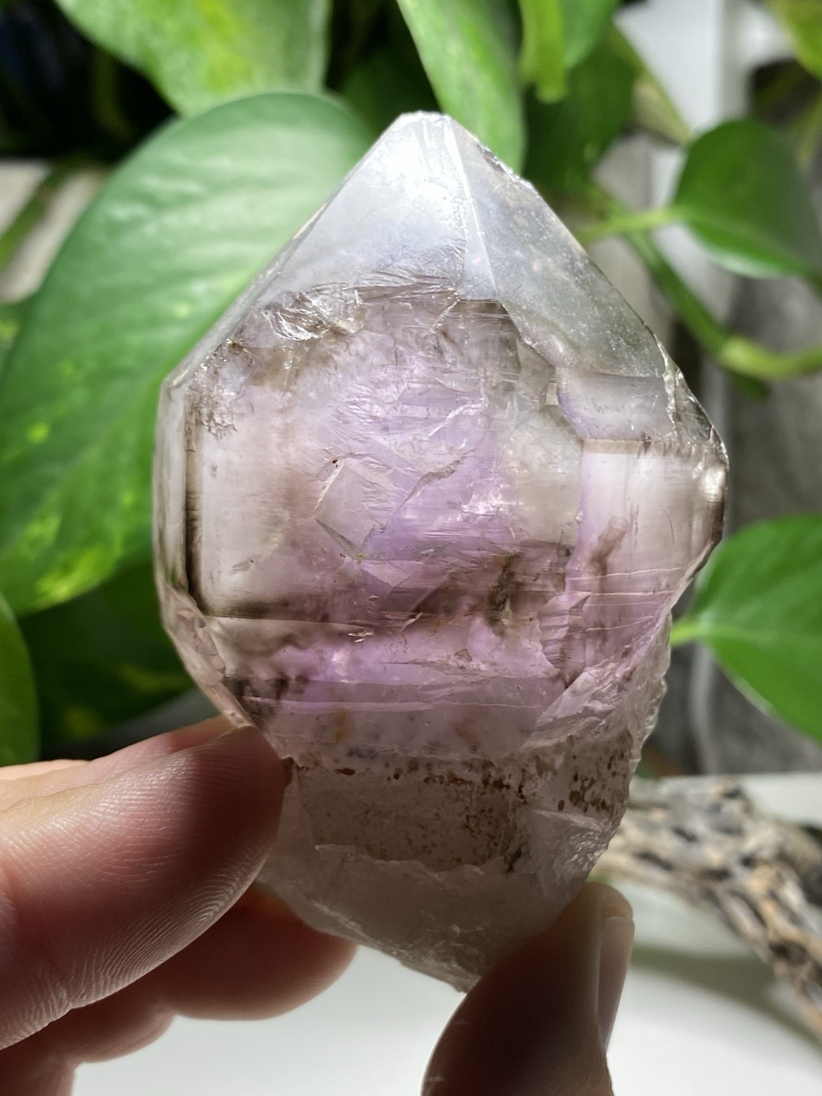 269 Gram Large Smoky Amethyst Scepter – Namibia, Africa