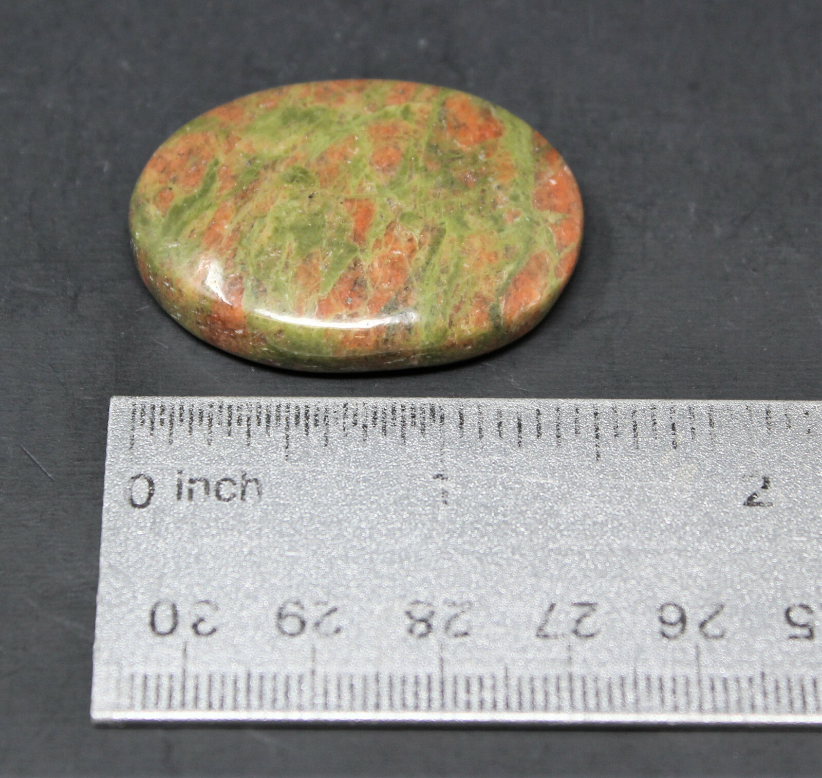 Unakite Worry Stone (Smooth Polished Pocket Gemstone, Unakite Palm Stone)