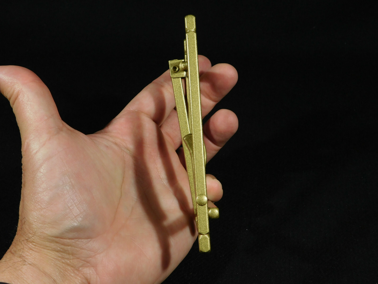 Easel Display Stand Medium Size Metal Folding Brass Color