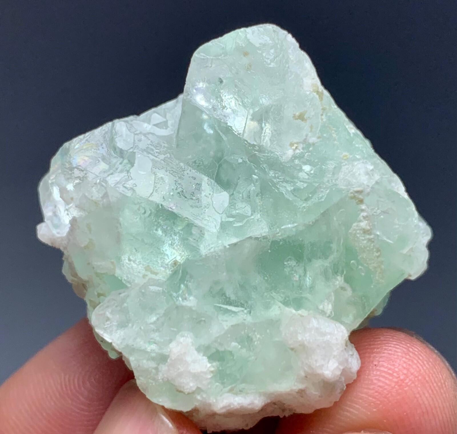 176 Cts Natural Fluorite Crystal Specimen from Pakistan.