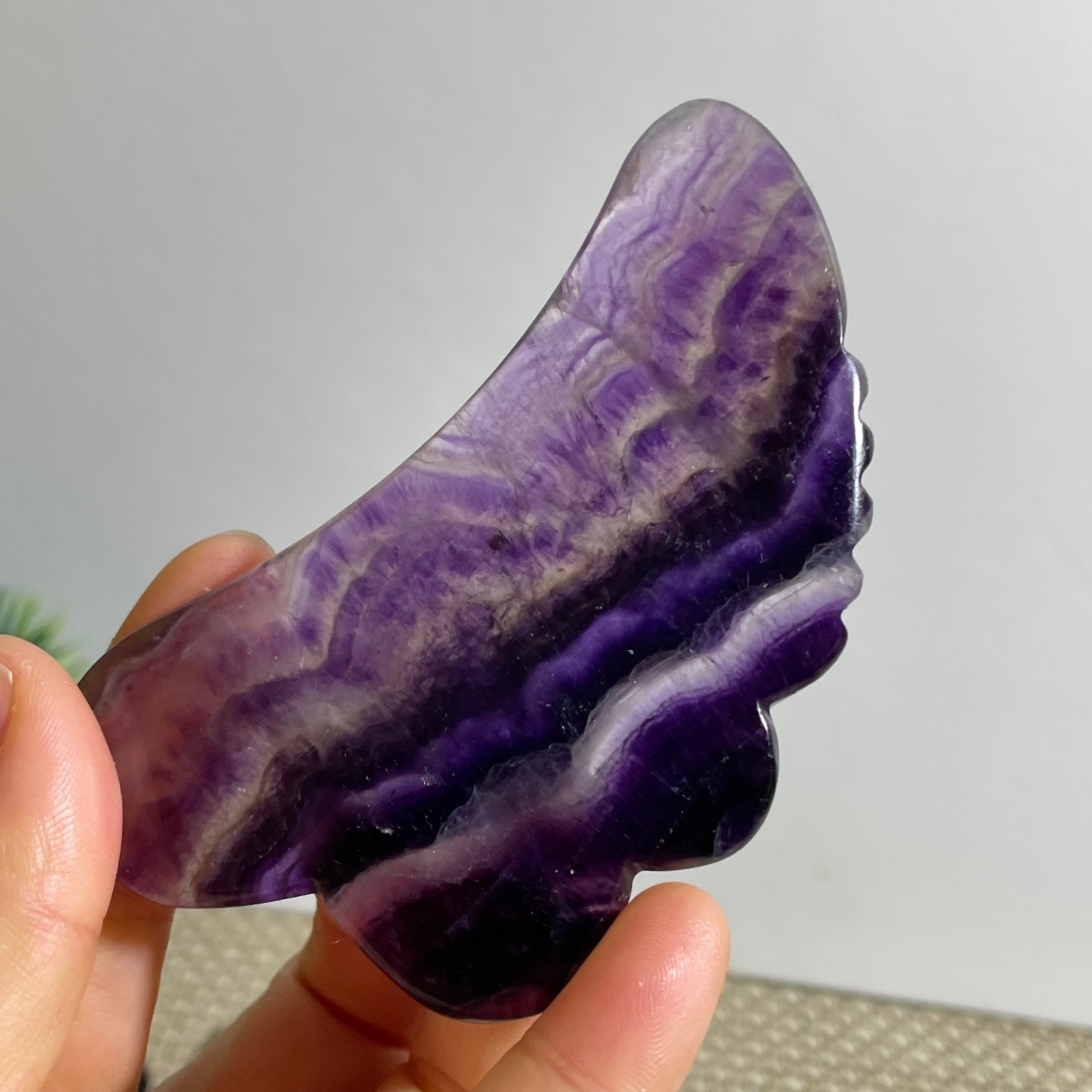 70g beautiful Rainbow Fluorite Rough stone specimens cure