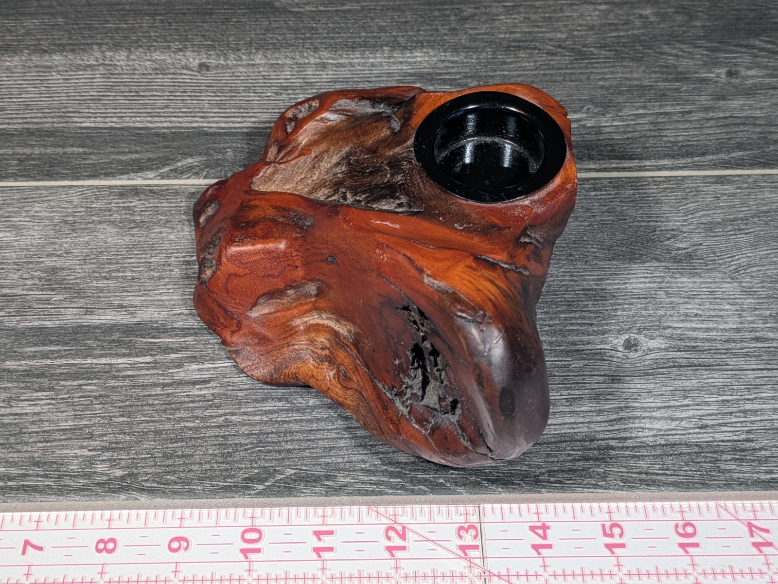 Wood Sphere Holder Stand Display