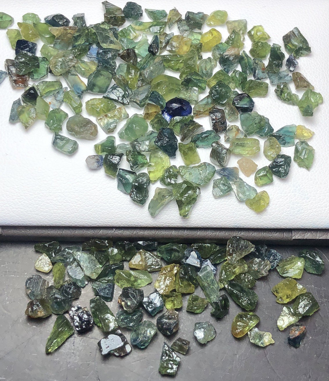 100Crt/Rough Teal Sapphire From Tanzania Mine, Small Size Ready For Mm Size Cut