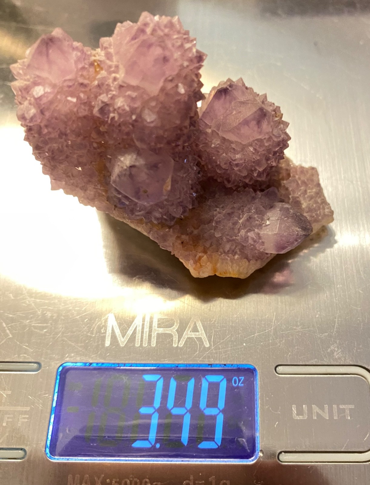 Spirit Quartz Fairy Cactus Quartz Amethyst Cluster South Africa 3.49 oz